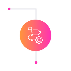 symbol prozessschritt drei